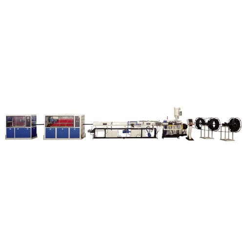Línea de extrusión multicapas - Jwell Extrusion Machinery Co., Ltd., Shanghai - de tubo / para polietileno / para silicona