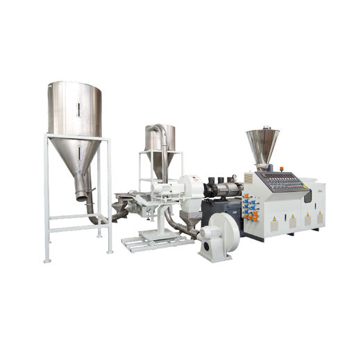 Línea de extrusión de doble tornillo - SJZ series - Jwell Extrusion Machinery Co., Ltd., Shanghai - con pantalla táctil / controlada por PLC / compacta