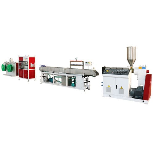 Línea de extrusión refrigerada con agua - JWS - Jwell Extrusion Machinery Co., Ltd., Shanghai - controlada por PLC / con pantalla táctil / doble salida