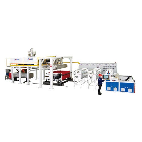 Línea de producción de textil no tejido - JW series - Jwell Extrusion Machinery Co., Ltd., Shanghai - de alta velocidad / automatizada / por fusión-soplado