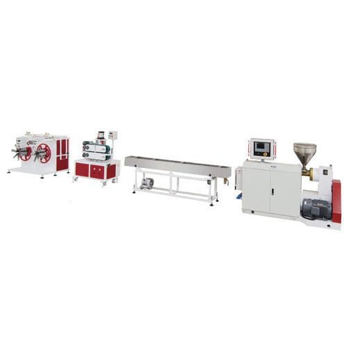 Línea de extrusión de perfiles - JWS series - Jwell Extrusion Machinery Co., Ltd., Shanghai - para PP / para TPE / para termoplástico vulcanizado (TPV)