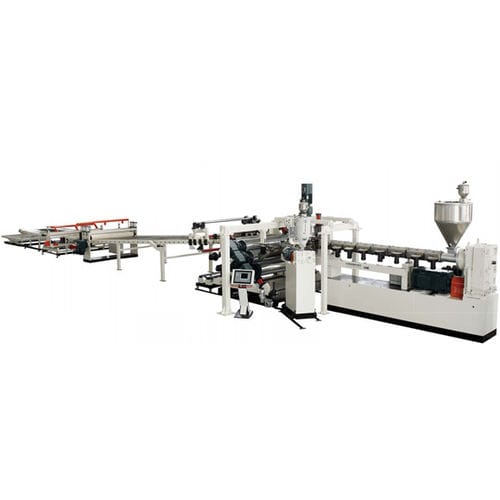 Línea de extrusión multicapas - JW1 series - Jwell Extrusion Machinery Co., Ltd., Shanghai - para paneles de plástico / para ABS / para TPU