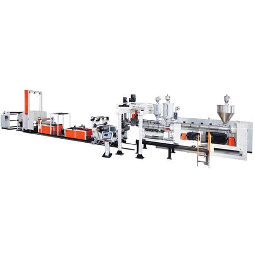 Línea de extrusión multicapas - JWS series - Jwell Extrusion Machinery Co., Ltd., Shanghai - de doble tornillo / monoestrato / controlada por PLC
