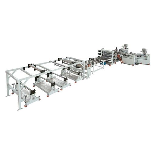 Línea de extrusión multicapas - JW series - Jwell Extrusion Machinery Co., Ltd., Shanghai - de placas / para PP
