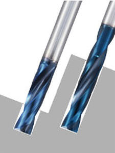 Broca monobloque - AQUA Drill EX FLAT - NACHI America - multiusos / de carburo / de varilla larga