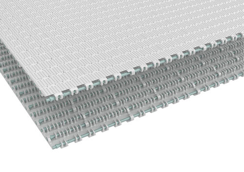 Cinta transportadora modular - 1011NT 1010 series - Rexnord Industries, LLC - de plástico / superficie con tacos / para alimentos