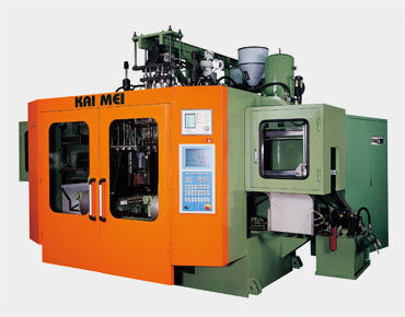 Extrusora sopladora - PBSS-905 series, PBSS-1005 series - Kai Mei Plastic Machinery Co., Ltd. - con dos estaciones