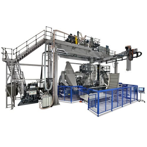 Extrusora sopladora - KBS-Series - Kautex Maschinenbau GmbH - para piezas grandes / con dos estaciones / de alto rendimiento