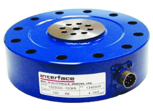 Célula de carga de tracción compresión - 50 - 1 500 kN | 1200 series  - Interface, Inc. - de viga plana / de tipo oblea / de galga extensométrica