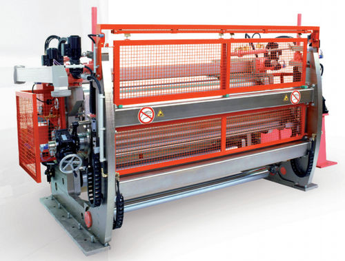 Máquina para estucado con cuchilla sobre rodillo - KKA GmbH Kleinewefers Kunststoffanlagen - para uso intensivo