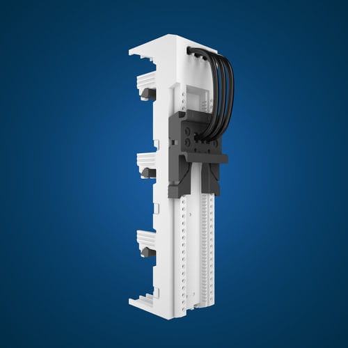 Adaptador eléctrico industrial - EQUES®60Classic - Wöhner - de plástico / DIN / reglable