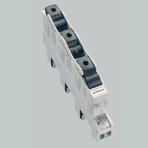 Interruptor seccionador de fusible - 31158 - Wöhner - 3 polos / montado en electroducto / industrial