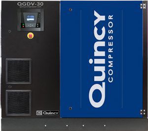 Compresor de tornillo - QGDV series - Quincy Compressor - rotativo / de aire / con motor eléctrico