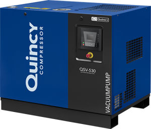 Bomba de vacío de paletas - QSV series - Quincy Compressor - lubricada / monoetapa / para altas cargas