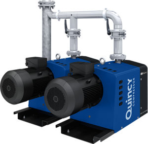 Bomba de vacío de paletas - QCV series - Quincy Compressor - seca / monoetapa