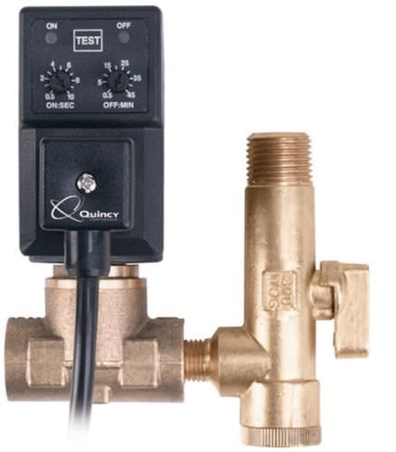 Purgador de condensados - ETD series - Quincy Compressor - controlados por temporizador / electrónico