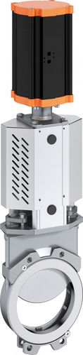 Válvula de guillotina - MV - EBRO ARMATUREN Gebr. Bröer GmbH - con volante / eléctrica / con control neumático