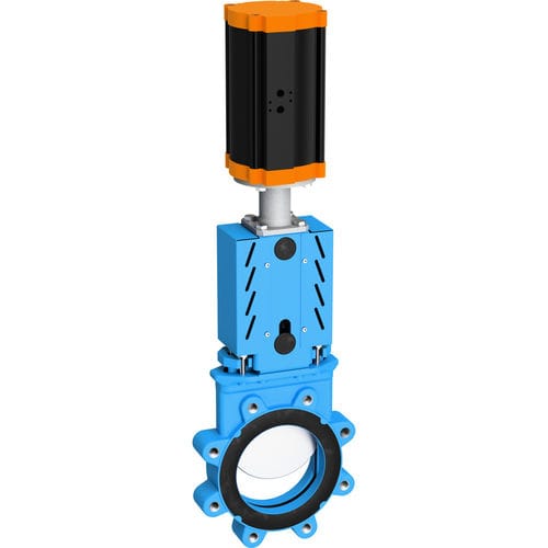 Válvula de guillotina - WB 14 - EBRO ARMATUREN Gebr. Bröer GmbH - con volante / eléctrica / con control neumático