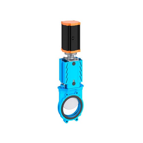 Válvula de guillotina - WB 11 - EBRO ARMATUREN Gebr. Bröer GmbH - con volante / eléctrica / con control neumático