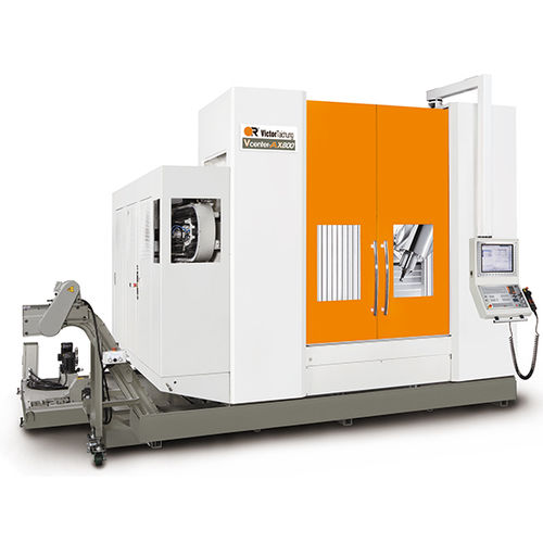 Centro de mecanizado CNC 5 ejes - VCENTER-X800 - VICTOR - vertical / con mesa rotativa / de corte