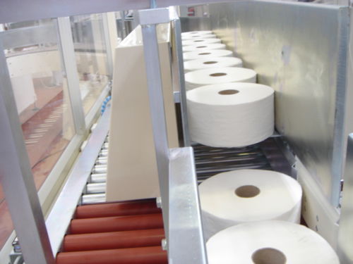 Máquina apiladora para transportadores de rodillos - STACKER HS - MACDUE - automática