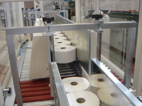 Máquina apiladora para transportadores de rodillos - STACKER - MACDUE - automática