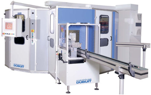 Máquina de serigrafia servoaccionada - max. 4 200 p/h | 912/14-P - MACHINES DUBUIT S.A.S.  - de 5 colores / para botellas de plástico / en plano