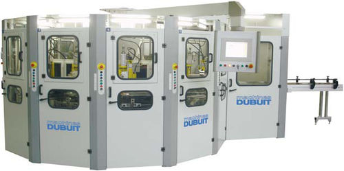 Máquina de serigrafia servoaccionada - max. 4 000 p/h | 982/12-G - MACHINES DUBUIT S.A.S.  - de 9 colores / para botellas de plástico
