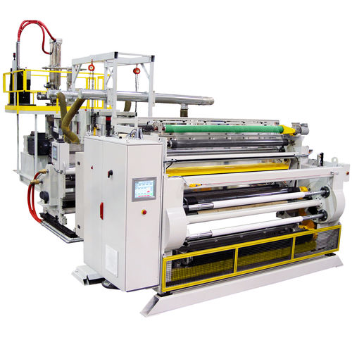 Línea de extrusión monoestrato - PVC Cling Film Line - Macro Engineering & Technology Inc. - de película plana / para PVC / para film alimentario