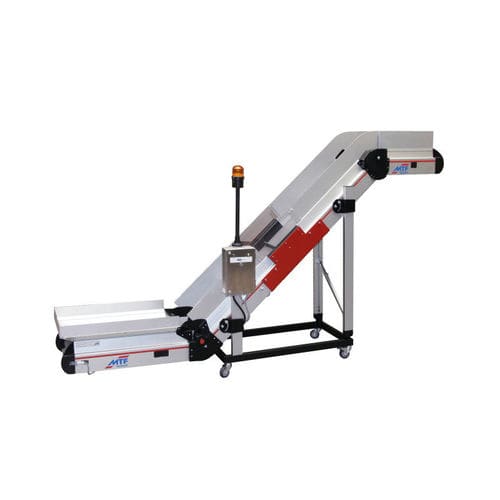 Transportador en Z - ZL-LD 120 - MTF Technik Hardy Schürfeld GmbH & Co. KG  - de banda / horizontal / con inclinación ajustable