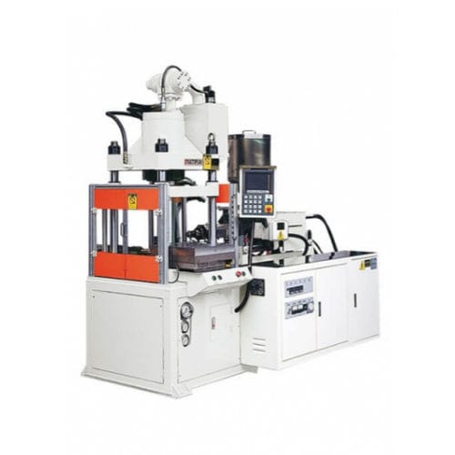 Máquina de inyección vertical - VH-S - Multiplas Enginery Co., Ltd. - hidráulica / con mesa extensible