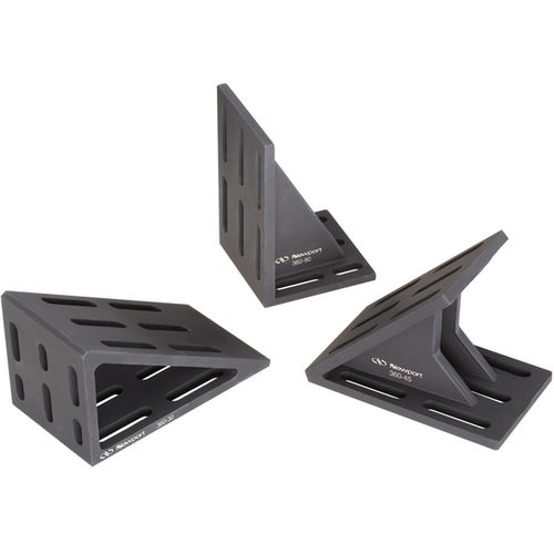 Soporte en escuadra de aluminio - 360 series - MICRO-CONTROLE / Spectra-Physics - 90° / ajustable / 45°