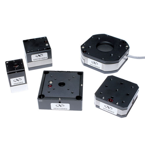 Platina de nanoposicionamiento lineal - NPX series - MICRO-CONTROLE / Spectra-Physics - piezoeléctrica / 3 ejes / compacta