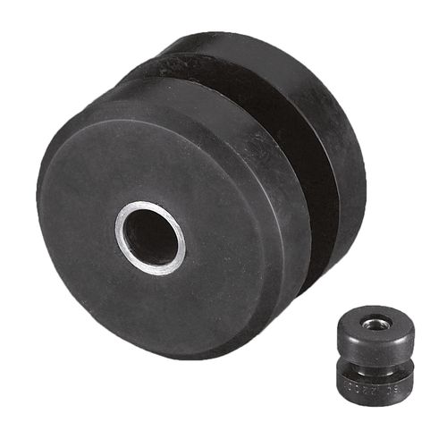Soporte antivibratorio cilíndrico - 22000 - PAULSTRA - de elastómero / para dispositivo móvil / para maquinaria de construcción