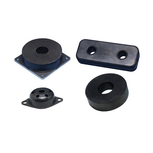 Soporte antivibratorio rectangular - 514202  - PAULSTRA - de elastómero / para cargas pesadas / para máquina