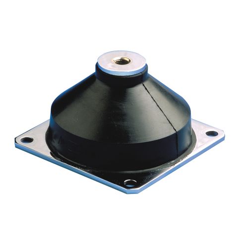 Soporte antivibratorio cónico - VIBMAR - PAULSTRA - de metal / de acero / de caucho de silicona