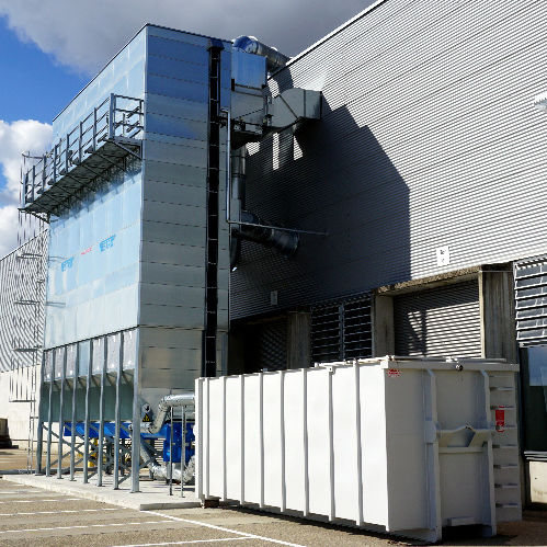Unidad de filtración de gravedad - 7/4 - NESTRO Lufttechnik GmbH - de aire / con lavado a contracorriente
