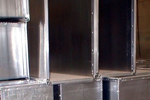 Conducto de aire rígido - 100 series - NESTRO Lufttechnik GmbH - rectangular / de metal