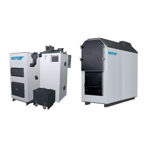 Caldera de agua caliente - LIGNOTHERM series - NESTRO Lufttechnik GmbH - de biomasa / con rejilla inclinada