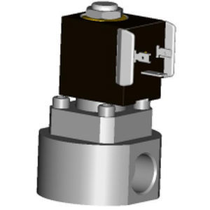 Electroválvula de control directo - 21260 - ERA-SIB - de 2 vías / agua / para gas