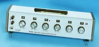 Caja de década de resistencias - ZX series - AOIP - 6 décadas