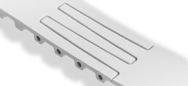 Cinta transportadora de plástico - PinLock junction BRECO® - BINDER MAGNETIC - industrial