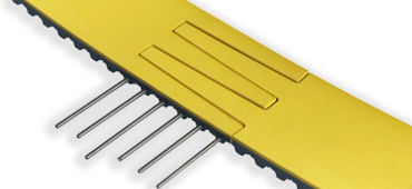 Correa plana - BRECO® PinLock - BINDER MAGNETIC - de caucho / para rodillo de transportador
