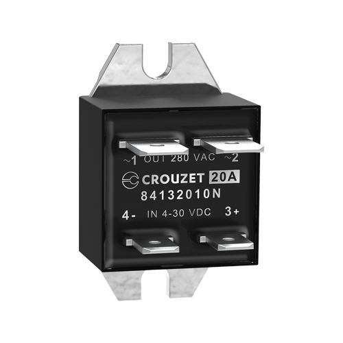 Relé estático DC - GN Mini - Crouzet - en miniatura / monofásico / para montaje en panel