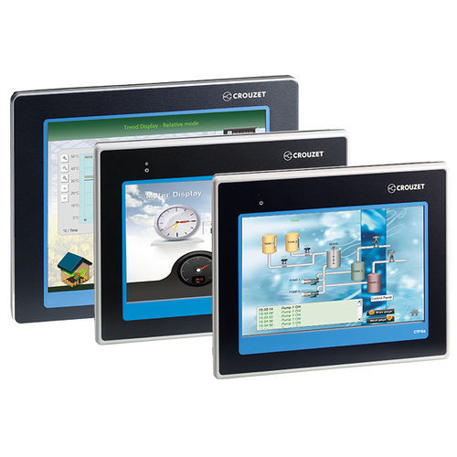 HMI con pantalla táctil resistiva - CT series - Crouzet - empotrable / RISC / TFT LCD