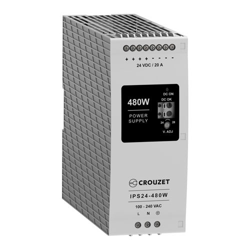 Alimentación eléctrica en riel DIN - 89452 series - Crouzet - DC/DC / monofásica / CE