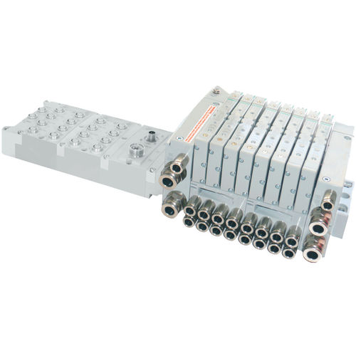 Islote de distribución de cajón - AVENTICS™ 501 - ASCO - accionado por solenoide / de 3/2 vías / de 5/2 vías