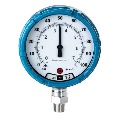 Manómetro absoluto - Rosemount™ - ASCO - analógico / roscado / IP67