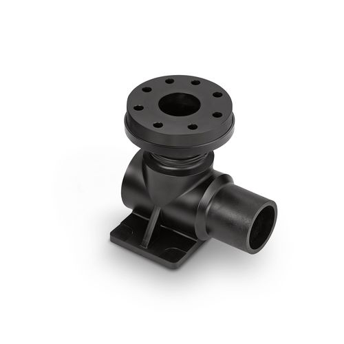 Racor hidráulico - Duckfoot  - Reinert-Ritz GmbH  - con brida / codo de 90º / ISO