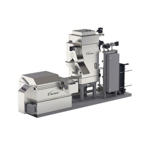 Granuladora con cabezal sumergido en agua - BKG® Optigon™ - Nordson Polymer Processing Systems - para la fabricación de granulados de plástico / con filtro de bandas